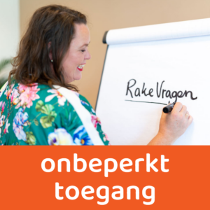 onbeperkt toegang tot Rake Vragen